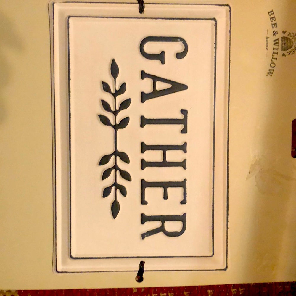 Metal Gather Home Decor